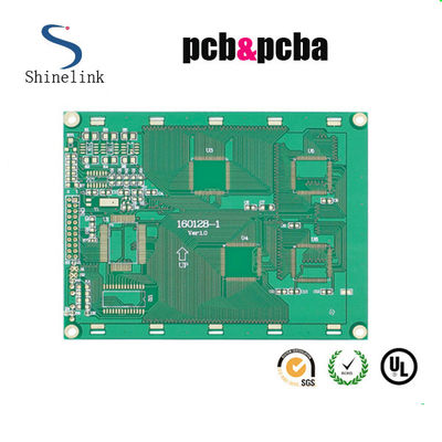 Lead free single sided pcb layout FR4 material with 1OZ copper