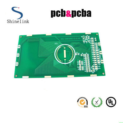 6 layer multilayer pcb manufacturing process with through-hole