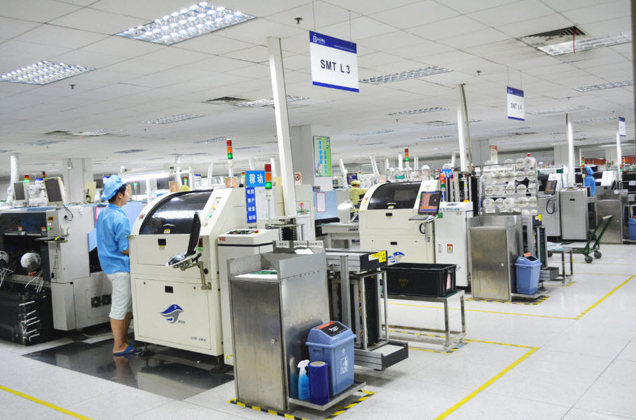 Shenzhen Shinelink Technology Ltd factory production line