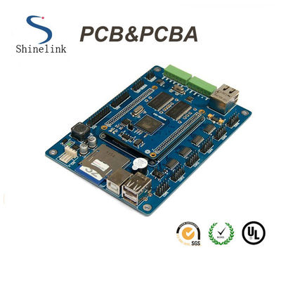 Blind Buried through hole pcb assembly  for Automatic BGA smt pcb board