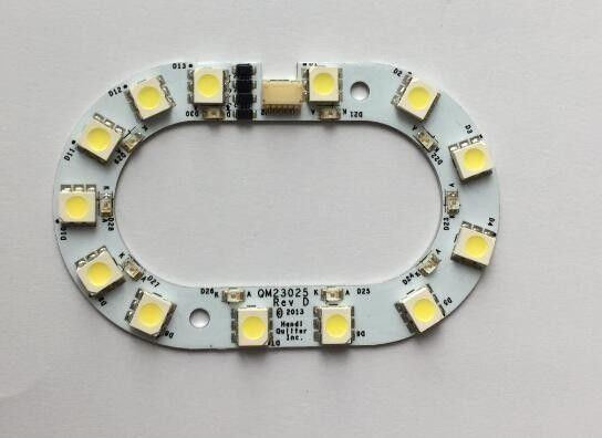 Aluminum based 2 layers LED pcb assembly with 1B73 conformal coating
