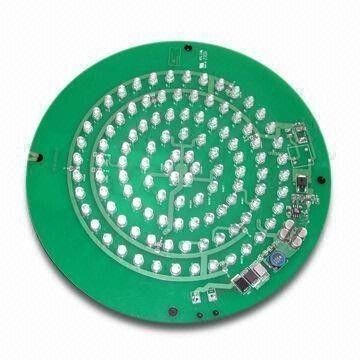 Green LED PCB Assembly FR4 Based PCB 2.4mm Lead free HASL finished