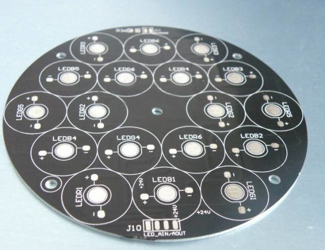 Customized 2 layer aluminum pcb for Dance lighting DC 12V LED module flashing