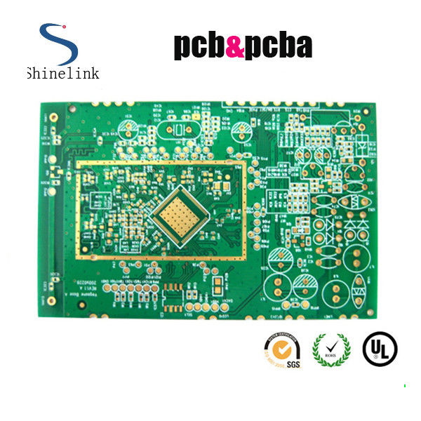 Quick turn single layer printed circuit board , 1 layer Green printed circuit board