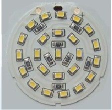 SMD Round LED Aluminum pcb board with 80mm diameter 10W