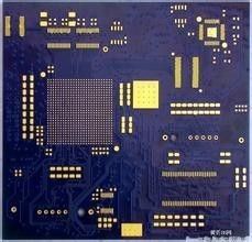 Multilayer PCB HDI Differential impedance with Blue soldermask