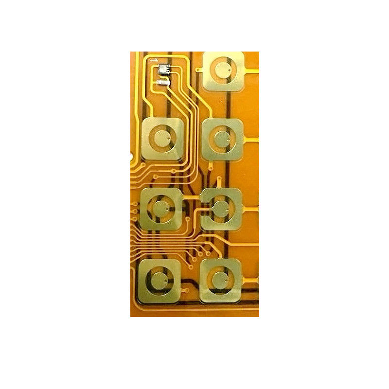 Yellow Soldermask Flexible PCB Prototype FR4 Stiffener Touch FPCB Polyimide Panel