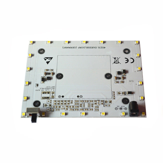 Battery Rechargeable LED PCB Assembly , DC12V LED Circuit Board Prototype