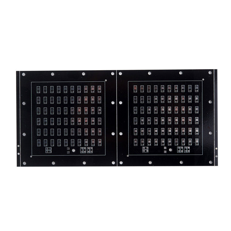 Customized LED PCB Assembly Plant Growing Light RGB LED PCBA Black Soldermask