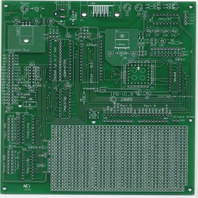 Substrate Fr4 Printed Circuit Board 3 Layers PCB 1OZ Copper Thickness 2 Years Guarantee