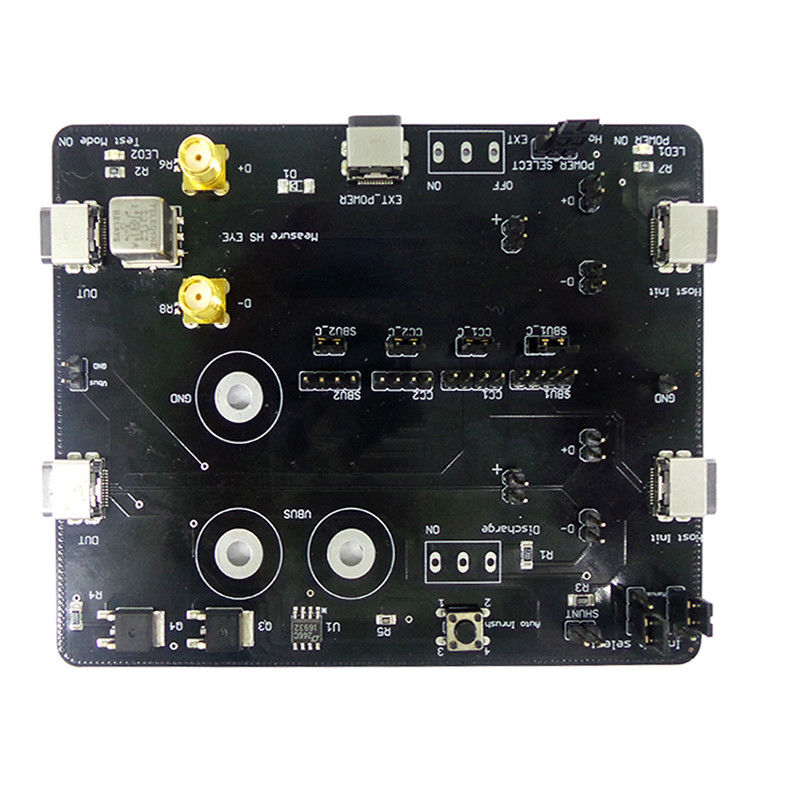 FR4 Balck soldermask pcba board electronic pcb assembly Power adapter pcba