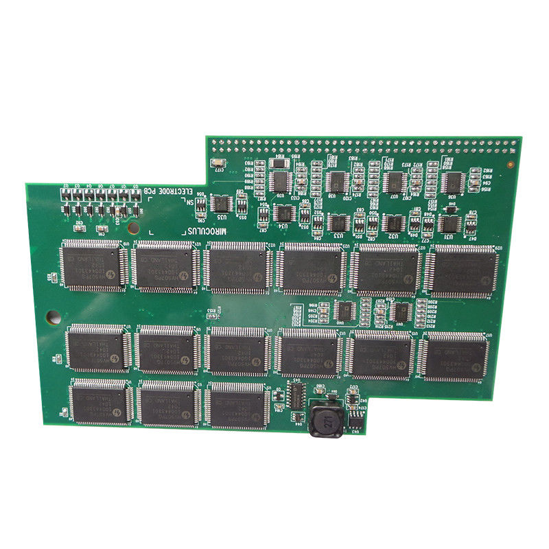0.5oz Copper 0.075mm Line Prototype Pcb Assembly 4mm Thickness