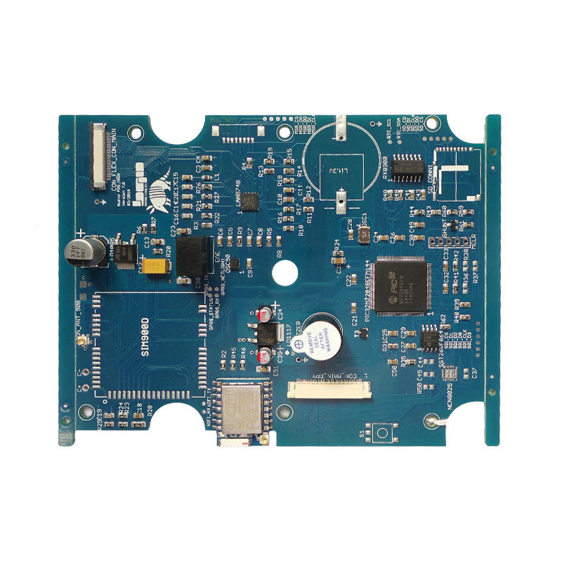 0.5oz Copper 0.075mm Line Prototype Pcb Assembly 4mm Thickness
